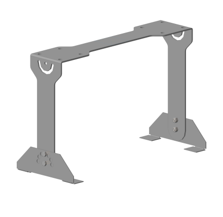 Регулируемый кронштейн на 2 светильника с 2 модулями