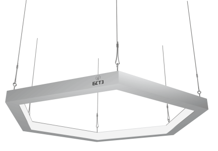Светильник светодиодный БСТЗ Line ДСО Internal-hexagon 142 12922-3000-40-120-5