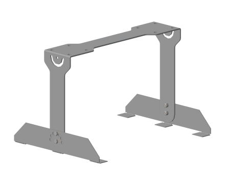 Регулируемый кронштейн на 3 светильника с 3 модулями
