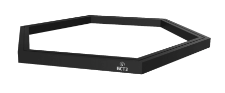 Светильник светодиодный БСТЗ Line ДПО Hexagon 112 10192-5000-40-120-5